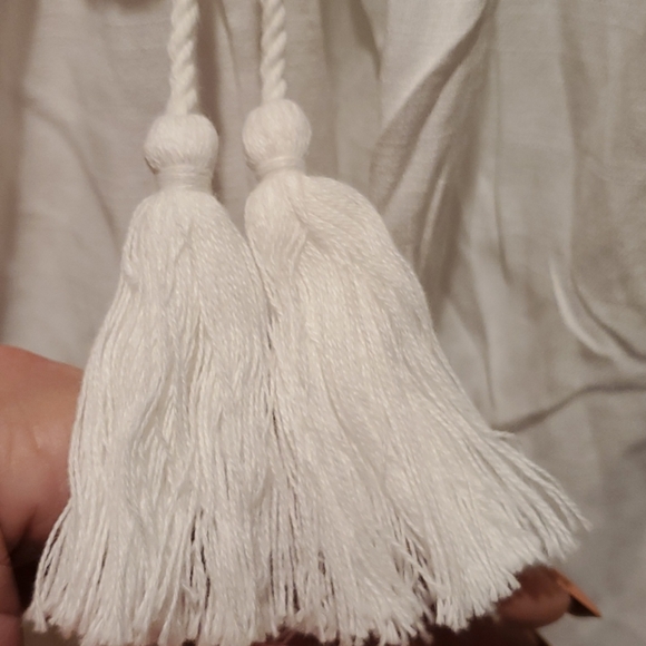 MOVING SALE 🌺 BOHO White Off the Shoulders Dress Wedding Summer Dress - Picture 10 of 13